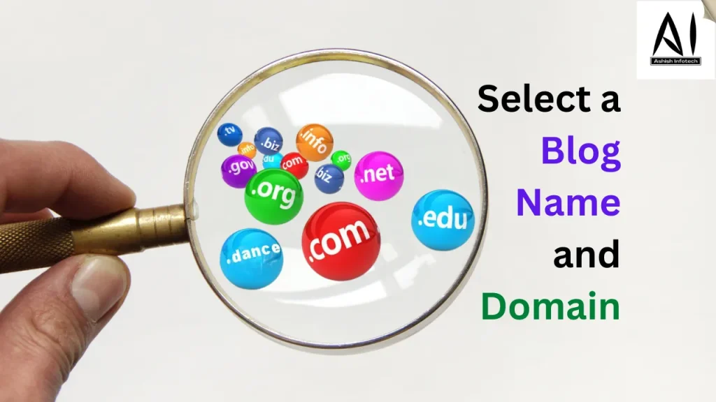 Select a Blog Name and Domain