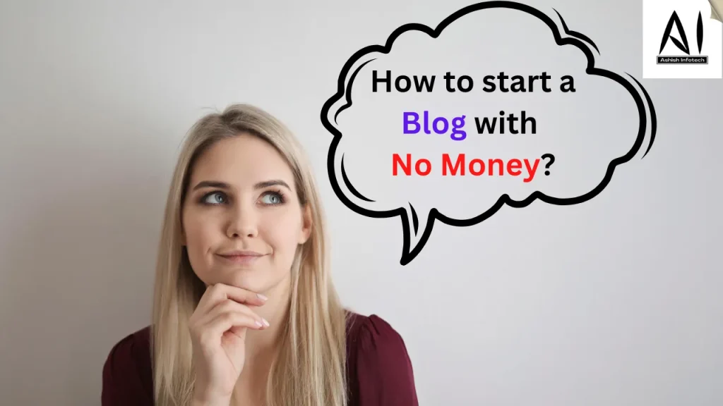 How to start a blog with no money